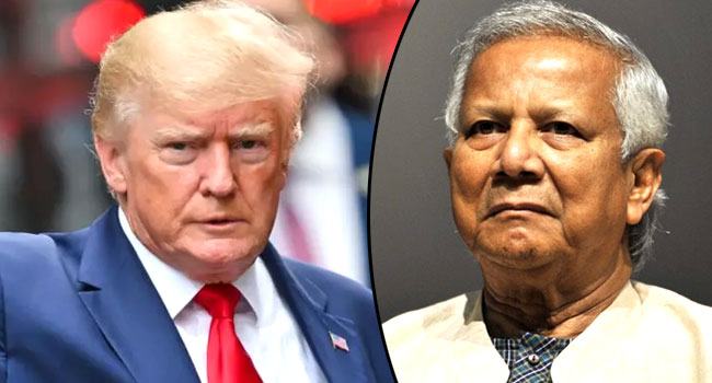 ট্রাম্পকে অভিনন্দন জানালেন ড. ইউনূস