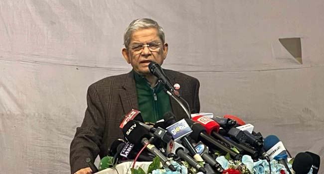 এখন নতুন নতুন তর্কের সৃষ্টি করা হচ্ছে : মির্জা ফখরুল