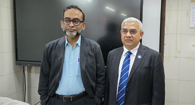 হেপাটোলজি সোসাইটির সভাপতি অধ্যাপক শাহিনুল আলম, মহাসচিব গোলাম আযম