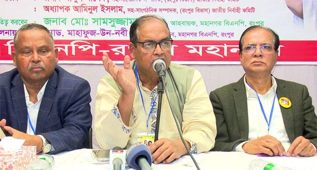 নির্বাচন আয়োজন নিয়ে সিইসির বক্তব্যের সাথে একমত বিএনপি : দুদু