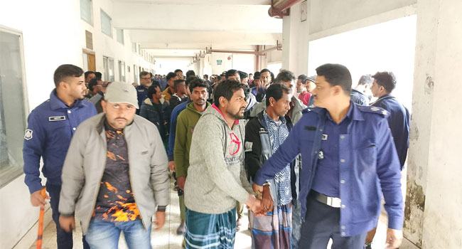 হবিগঞ্জে প্রবাসী দিপু হত্যা মামলায় ৩৭ আসামি কারাগারে