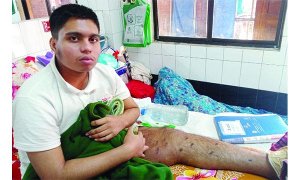 গুলিবিদ্ধ হয়ে ফুটওভার ব্রিজে পড়েছিলেন মাদরাসাছাত্র সাদ