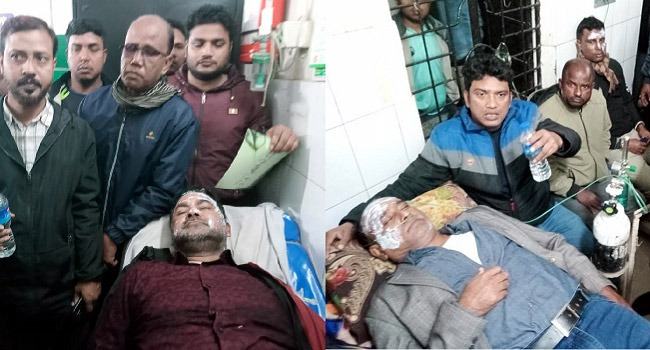 দিনাজপুরে বিএনপির মিছিলে ককটেল হামলায় আহত ৫