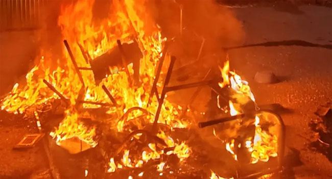 ভোলায় তোফায়েল আহমেদের বাসভবনে আগুন