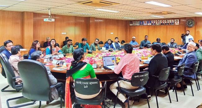 জাতীয় গণমাধ্যম ইনস্টিটিউটে `সাংবাদিকতায় মেধাস্বত্ত্বের চর্চা' শীর্ষক কর্মশালা অনুষ্ঠিত