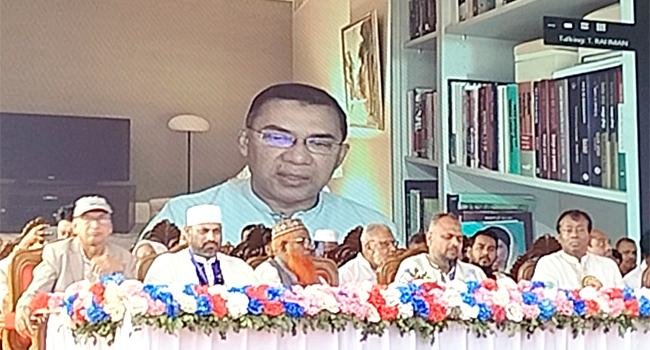 আ'লীগ সরকারের ধ্বংসযজ্ঞ থেকে দেশকে পুনর্গঠন করতে হবে : তারেক রহমান