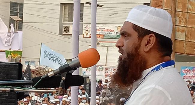 ছাত্রলীগের মতো আওয়ামী লীগের রাজনীতিও নিষিদ্ধ করতে হবে : আল্লামা মামুনুল হক