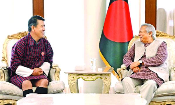 প্রধান উপদেষ্টার সাথে ভুটানের রাষ্ট্রদূতের বিদায়ী সাক্ষাৎ