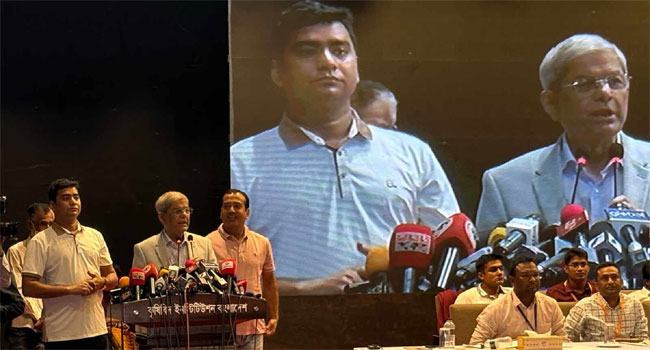 সরকারে থেকে দল গোছাতে দেবে না দেশের মানুষ : মির্জা ফখরুল