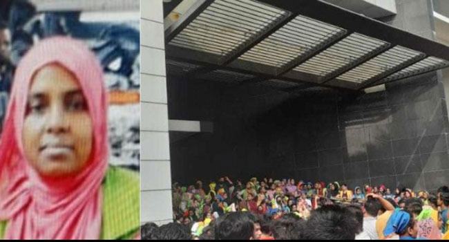 সহকর্মীর মৃত্যুতে আদমজিতে শ্রমিক বিক্ষোভ