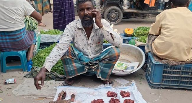 চাঁদপুরে প্রকাশ্যে শিয়ালের মাংস বিক্রি