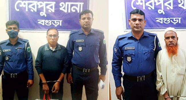 বগুড়ায় নাশকতা মামলায় আ’লীগের ২ নেতা গ্রেফতার