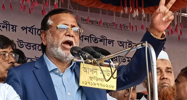 অন্তর্বর্তী সরকারকে জনগণের অধিকার ফিরে পাওয়ার জন্য বসানো হয়েছে : আব্দুস ছালাম