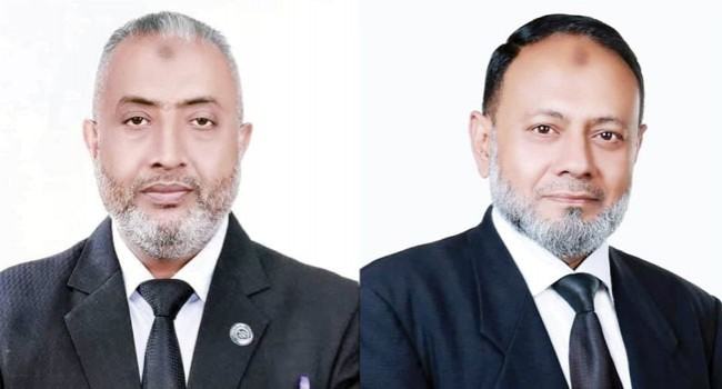 কুমিল্লা আইনজীবী সমিতির সভাপতি মো: শহিদুল্লাহ, সম্পাদক খন্দকার মিজানুর রহমান