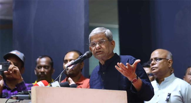 যেকোনো মূল্যে দেশের স্বাধীনতা-সার্বভৌমত্ব রক্ষা করবো : মির্জা ফখরুল