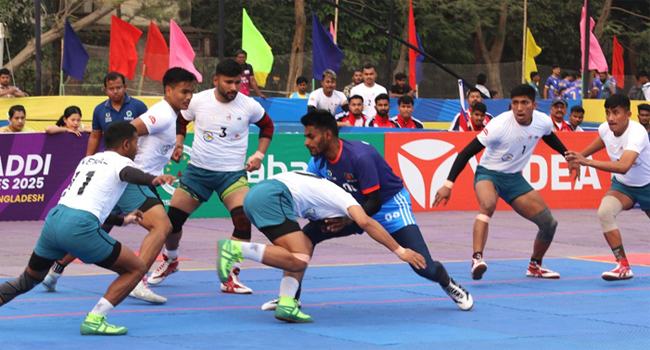 তৃতীয় ম্যাচে বাংলাদেশ কাবাডি দলের জয়