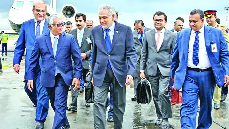 পাকিস্তানের পররাষ্ট্রমন্ত্রীর সাথে রাজনৈতিক নেতাদের আলোচনা