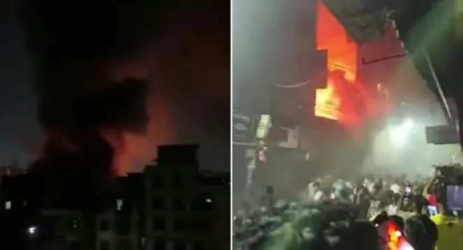 মোহাম্মদপুরের কৃষি মার্কেটে আগুন