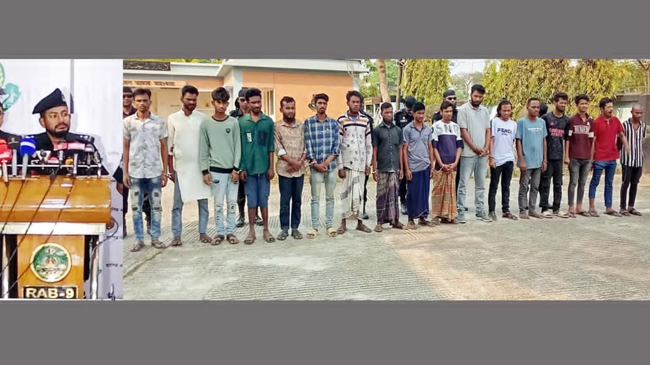 সিলেটে একদিনে ১৭ ছিনতাইকারী আটক