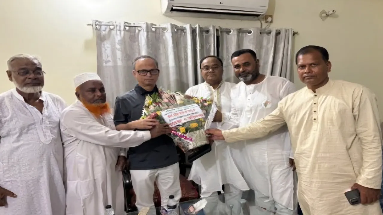 বিজিএমইএ নির্বাচনে বিজয়ী মাহমুদ হাসানকে জীবননগর উপজেলা বিএনপির শুভেচ্ছা