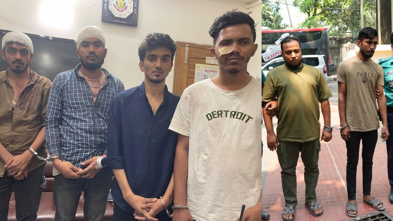 ধানমন্ডিতে র‌্যাব পরিচয়ে ডাকাতি, গ্রেফতার ৬