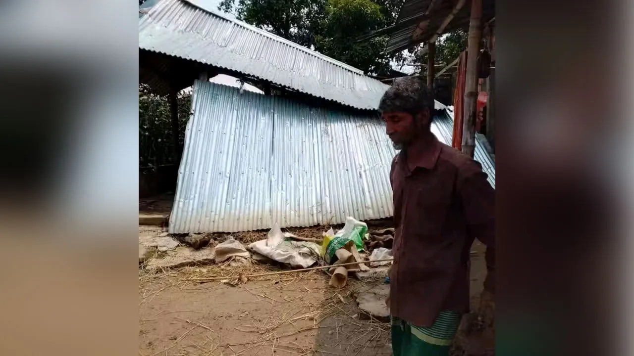 দোয়ারাবাজারে কালবৈশাখী ঝড়ে বসতঘর, ফসলি জমির ব্যাপক ক্ষয়ক্ষতি