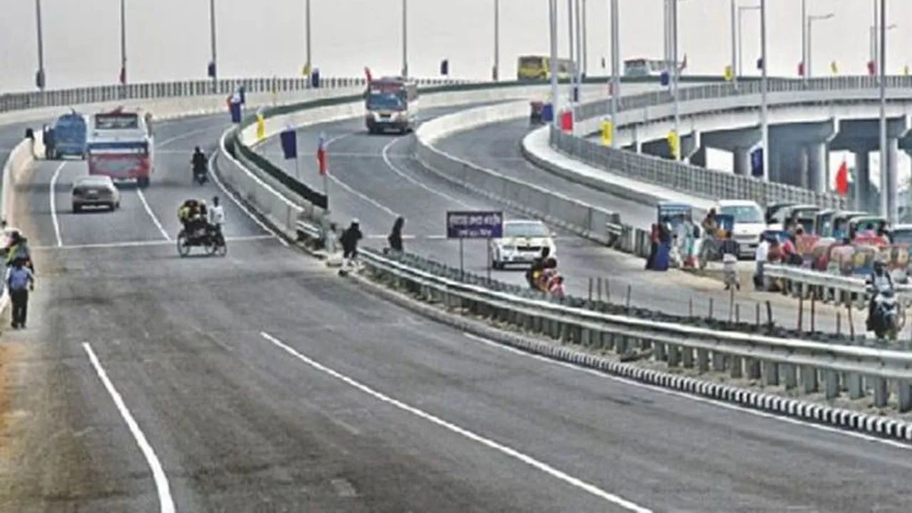 ঢাকা-মাওয়া এক্সপ্রেসওয়েতে চাপহীন বিড়ম্বনা মুক্ত ঈদযাত্রা