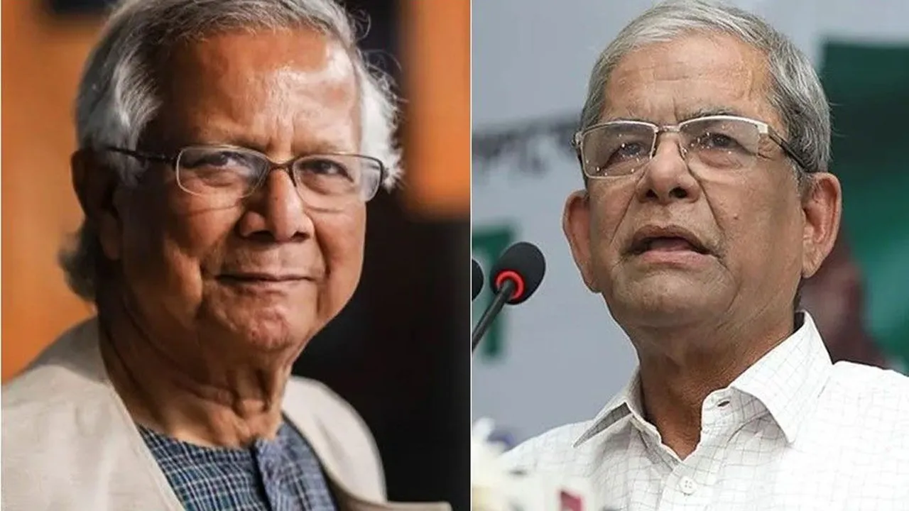 দুপুরে প্রধান উপদেষ্টার সাথে মির্জা ফখরুলের বৈঠক