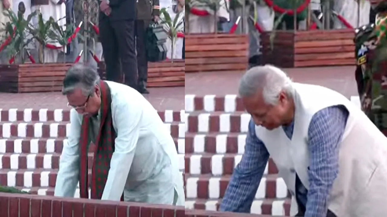 স্মৃতিসৌধে রাষ্ট্রপতি ও প্রধান উপদেষ্টার শ্রদ্ধা