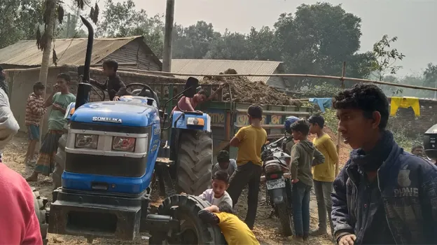 বকশীগঞ্জ মাটিবাহী ট্রাক্টরের ধাক্কায় শিশু নিহত