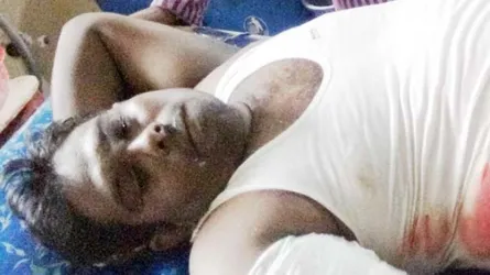 কালিগঞ্জে বাস চাপায় স্ত্রীর মৃত্যু : স্বামী আহত