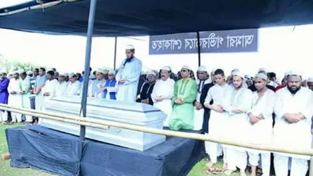 গোলাপগঞ্জ পৌর মেয়রের দাফন সম্পন্ন