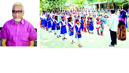 দুর্গম চরাঞ্চলে শিশুদের  বিদ্যালয়