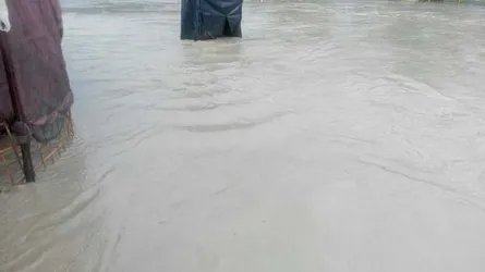 তুমব্রু জিরো লাইনে রোহিঙ্গাদের ঘরবাড়ি পানিতে তলিয়ে গেছে
