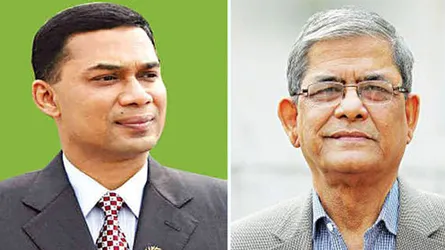 তিন ইস্যুতে তারেক রহমানের সাথে বৈঠক করেছেন ফখরুল