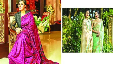 স্নিগ্ধ সাজে ঈদ ; রঙের ঝলক