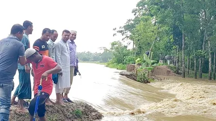 মৌলভীবাজারে আকস্মিক বন্যায় ১২টি গ্রাম প্লাবিত