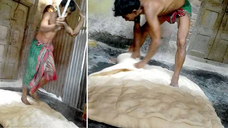 হাতে পায়ে বানানো হচ্ছে লাচ্ছা সেমাই