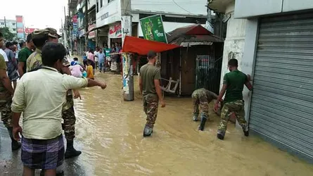 মৌলভীবাজার শহরের আরো অনেক এলাকা প্লাবিত