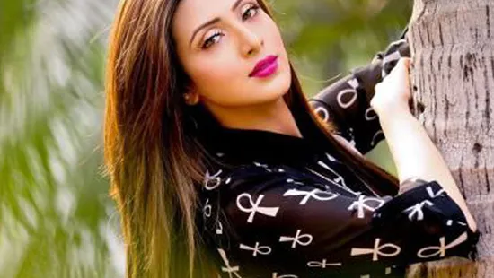 রঙিন চুলে সাজ