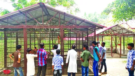 উত্তরা গণভবনের আকর্ষণ  বাড়িয়েছে চিড়িয়াখানা