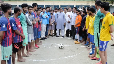 দুমকিতে মাদকমুক্ত সমাজ গড়ার লক্ষ্যে ফুটবল টুর্নামেন্ট অনুষ্ঠিত