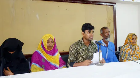 ময়মনসিংহে নির্যাতনে ১৬ দিন বাড়ি ছাড়া এক পরিবার