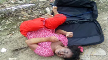 সুটকেস খুলতেই বের হলো তরুণীর লাশ