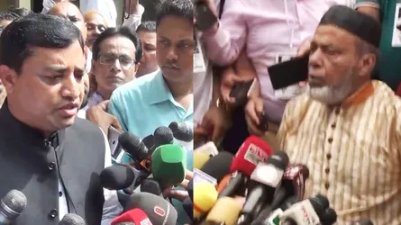ভোট দিলেন হাসান-জাহাঙ্গীর