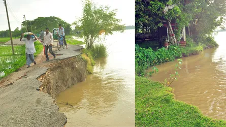 বিশ্বনাথে সুরমার অব্যাহত ভাঙ্গনে সবই বিলীন