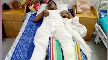 ময়মনসিংহে ইউপি চেয়ারম্যানকে পেটাল পুলিশ