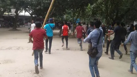 রাবিতে কোটা সংস্কার আন্দোলনকারীদের উপর ছাত্রলীগের হামলা