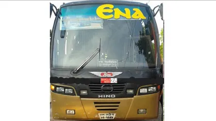 এনা পরিবহনের বাস চাপায় পথচারী নিহত