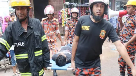 টাঙ্গাইলে ফায়ার সার্ভিসের অগ্নিনির্বাপক মহড়া অনুষ্ঠিত